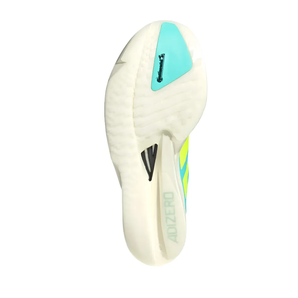 Shock Diffusing Layer Adidas Men's Takumi Sen 11 Running Shoes in Flash Aqua/Zero Metalic /Mint Ton AW25