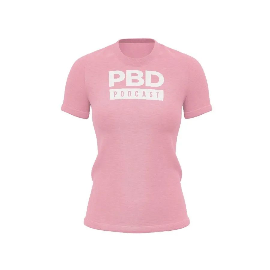 Relaxed Comfort Fit Women's PBD Podcast Pink Short Sleeve T-Shirt