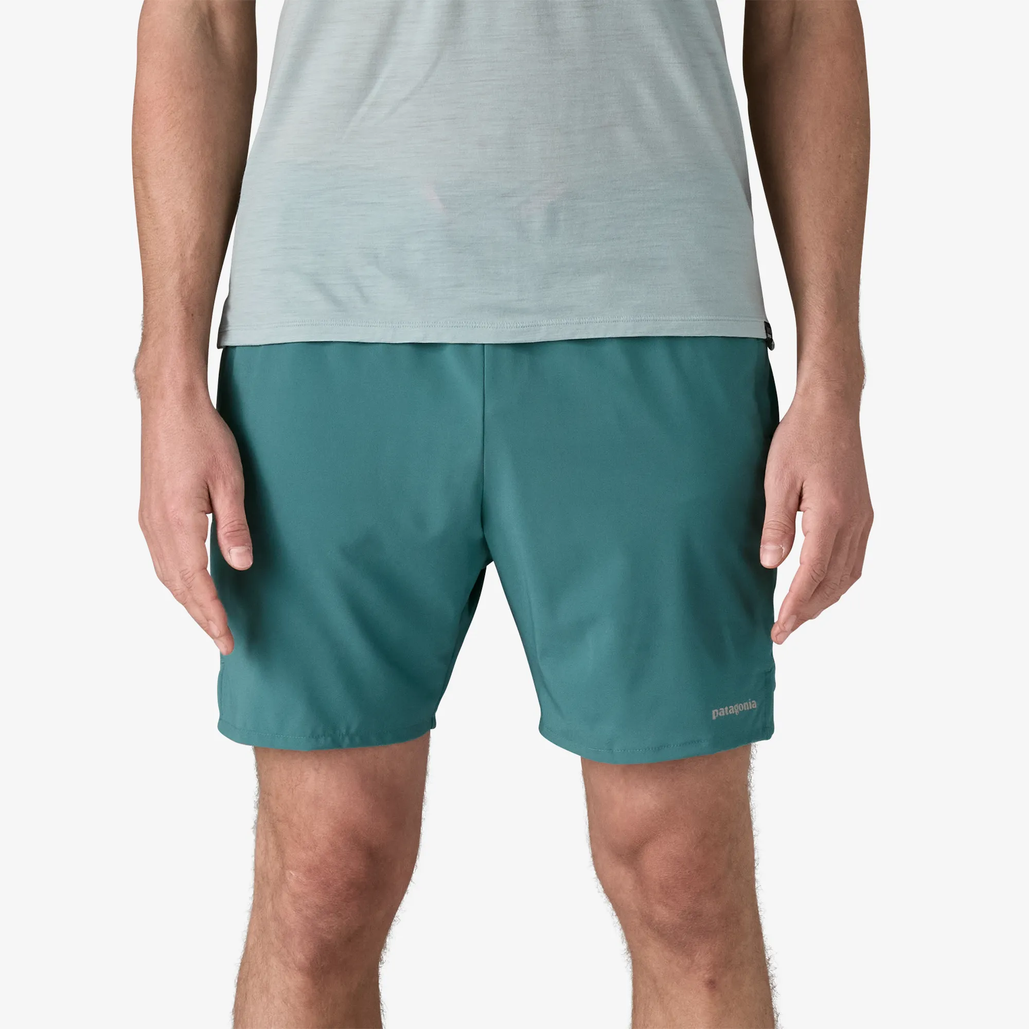 Men's Multi Trails Shorts - 8" Active Look Secure Pocket Zippers