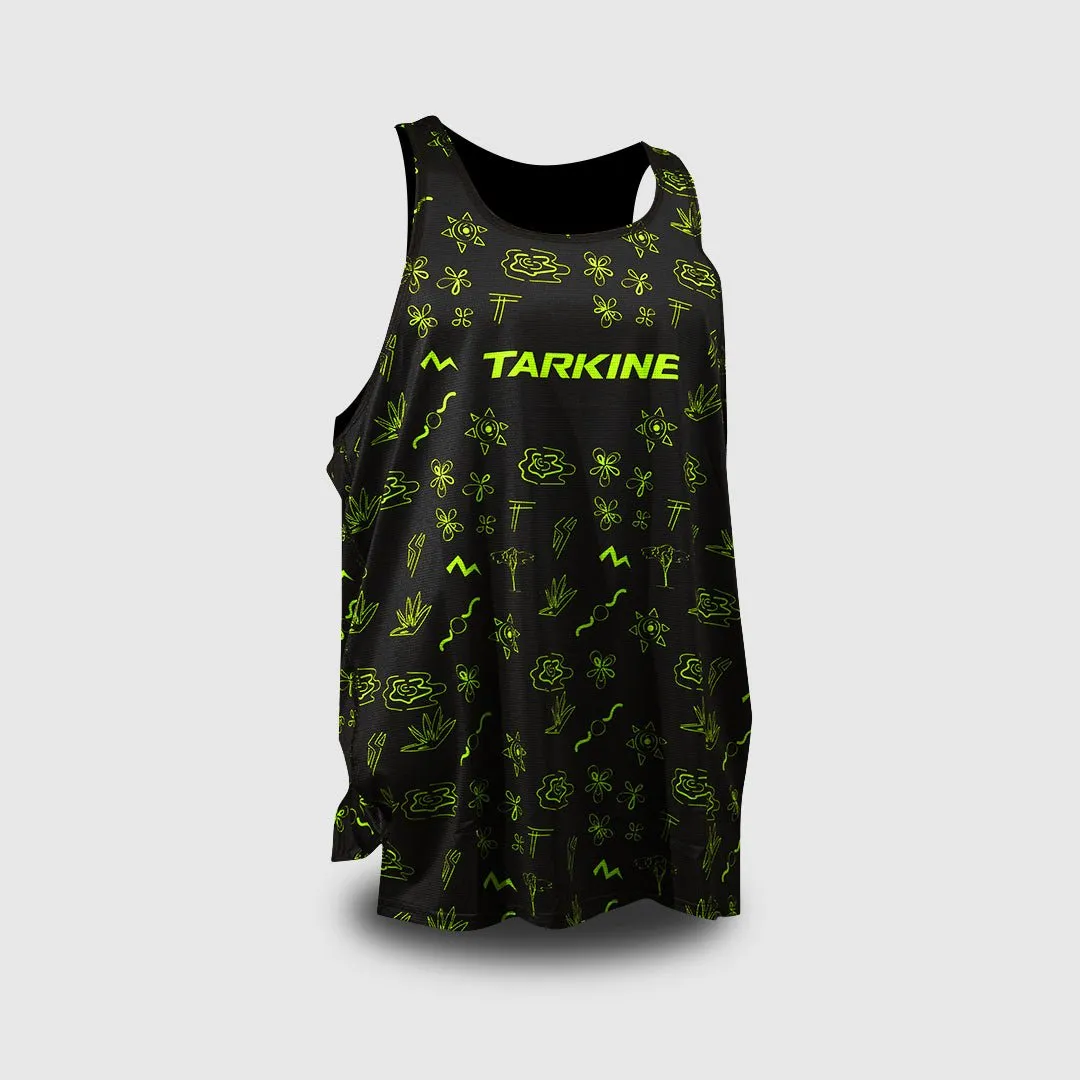 Eco-Conscious Performance: Tarkine x MITI Lightweight Running Singlet print design