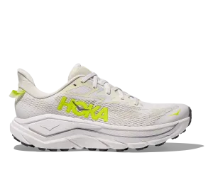 Cushioned Ankle Collar daily training trail shoes Men's Challenger 8 (WNH - White/Neon Hoka Citrus)