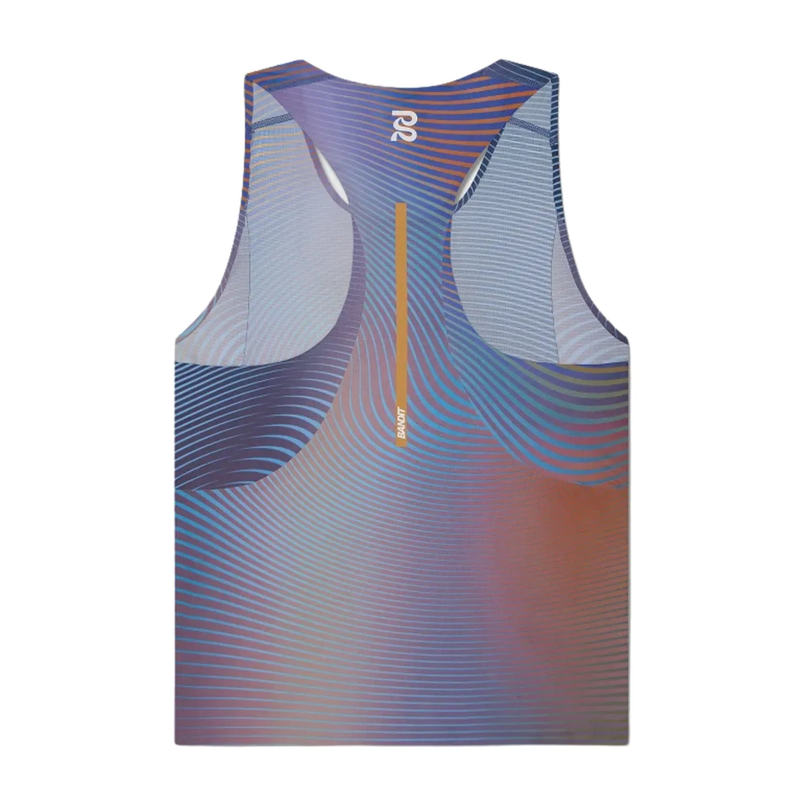 Adaptive Fit energy - saving test passed Men's Drift Mirage Racing Singlet Gradient Deep Peri Blue / Rust