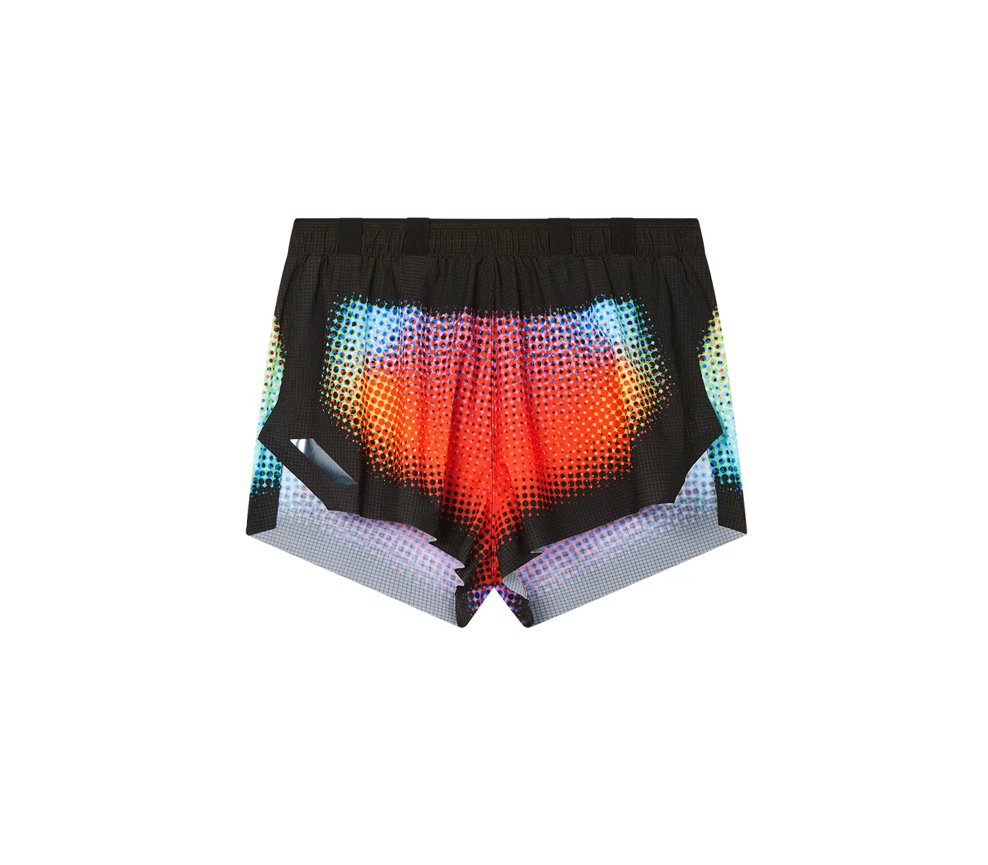 Men's Marathon Shorts | Black Rainbow Dot Seamless Integration Eco friendly materials