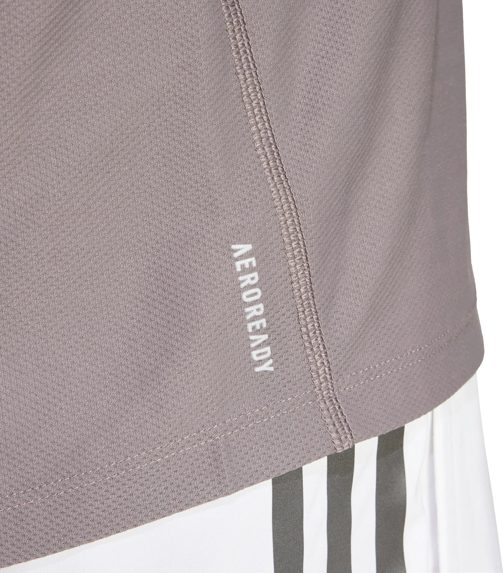 adidas Own The Run Mens Running Vest - Grey single - layer storage