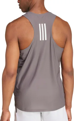 Breathable Design adidas Own The Run Mens Running Vest - Grey