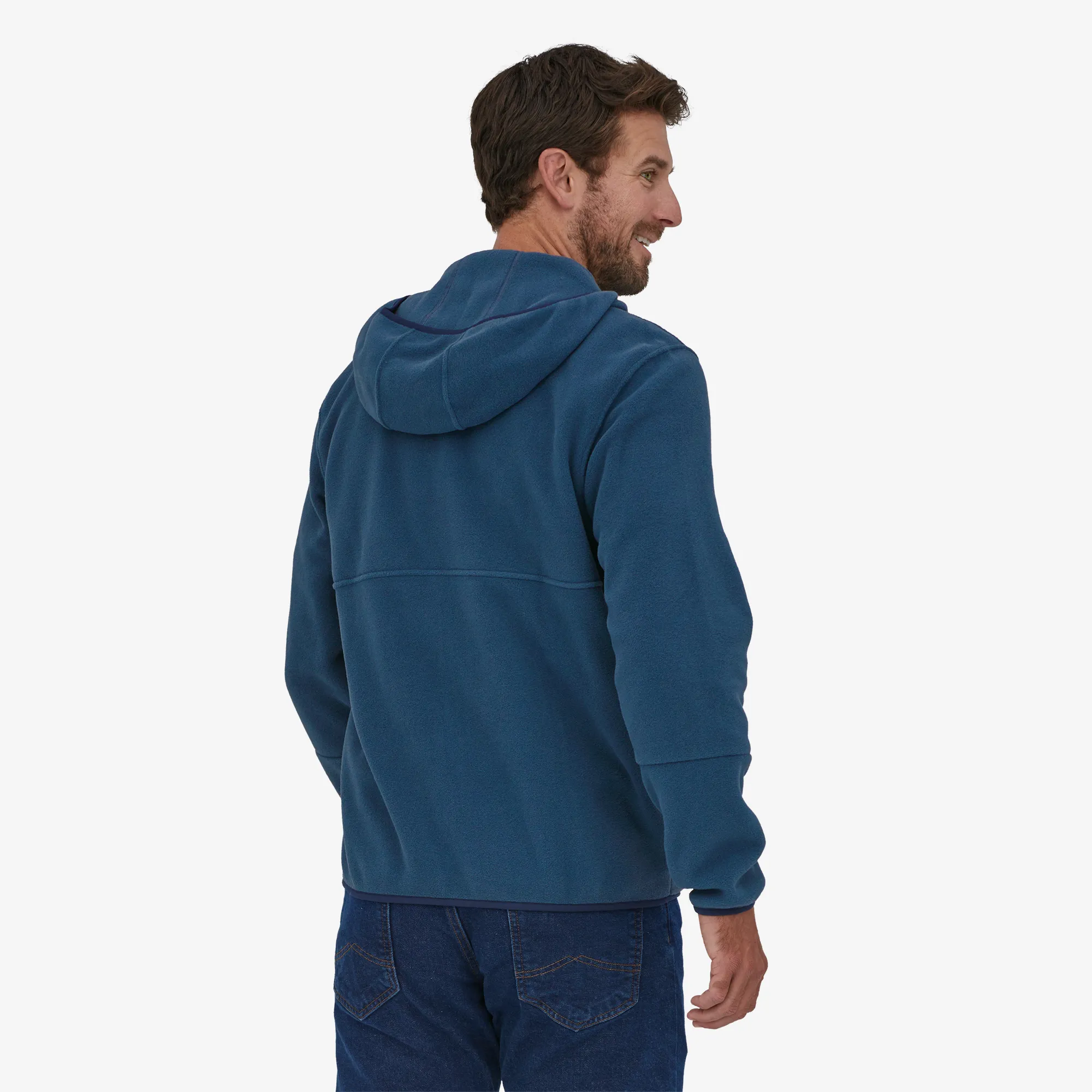 Men's Microdini Fleece Hoody Scoop neck