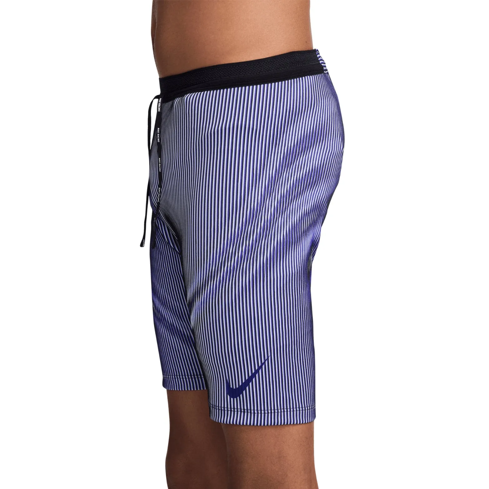 Smooth Flatlock Seams waterproof Men's Dri-FIT AeroSwift ADV Half Tights Persian Violet / Ghost / Black / Blue Void