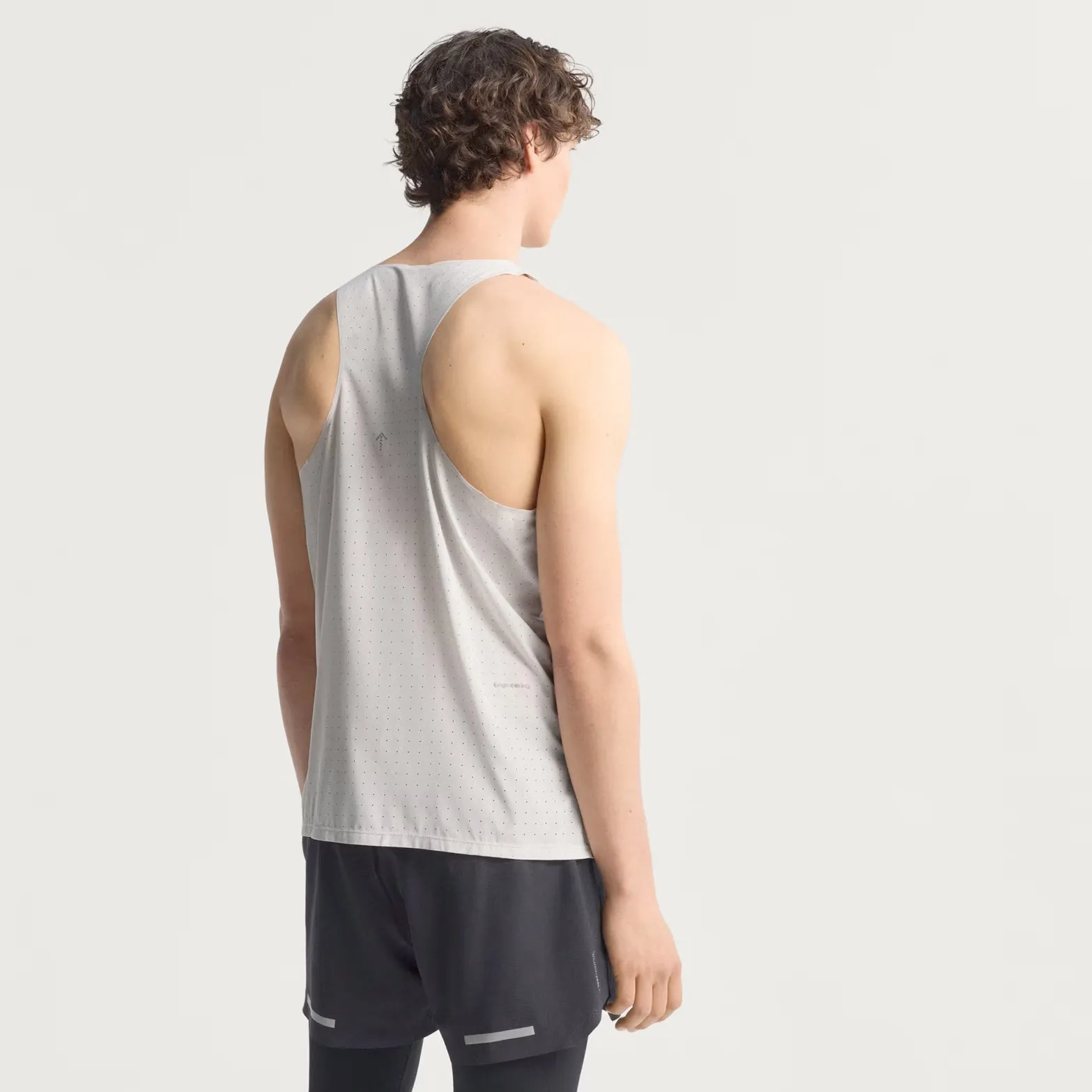 Non Chafing Seams Men's Adi365 H.Koumori Running Tank Grey One