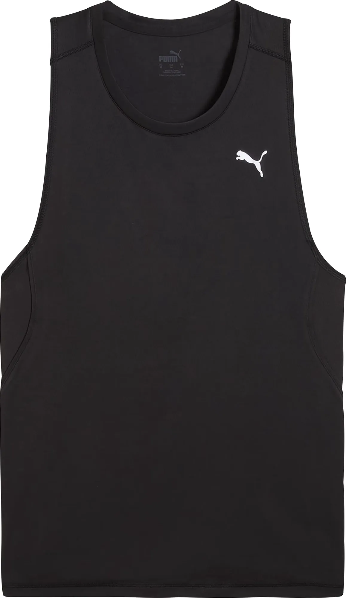 marine Comfort Fit Puma Velocity Mens Running Vest - Black