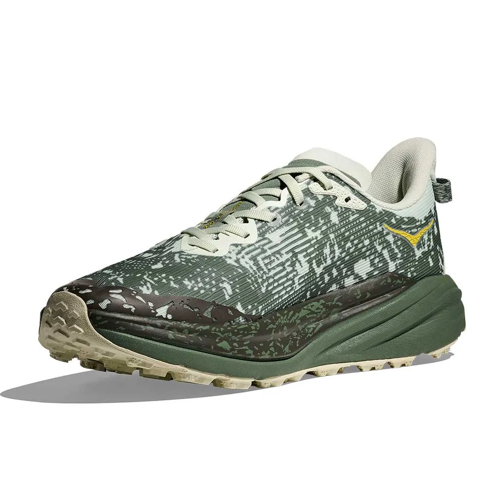 Men's Speedgoat 6 GTX Trail Running Shoe - Sea Glass/Fern - Regular (D) anti slip running shoes