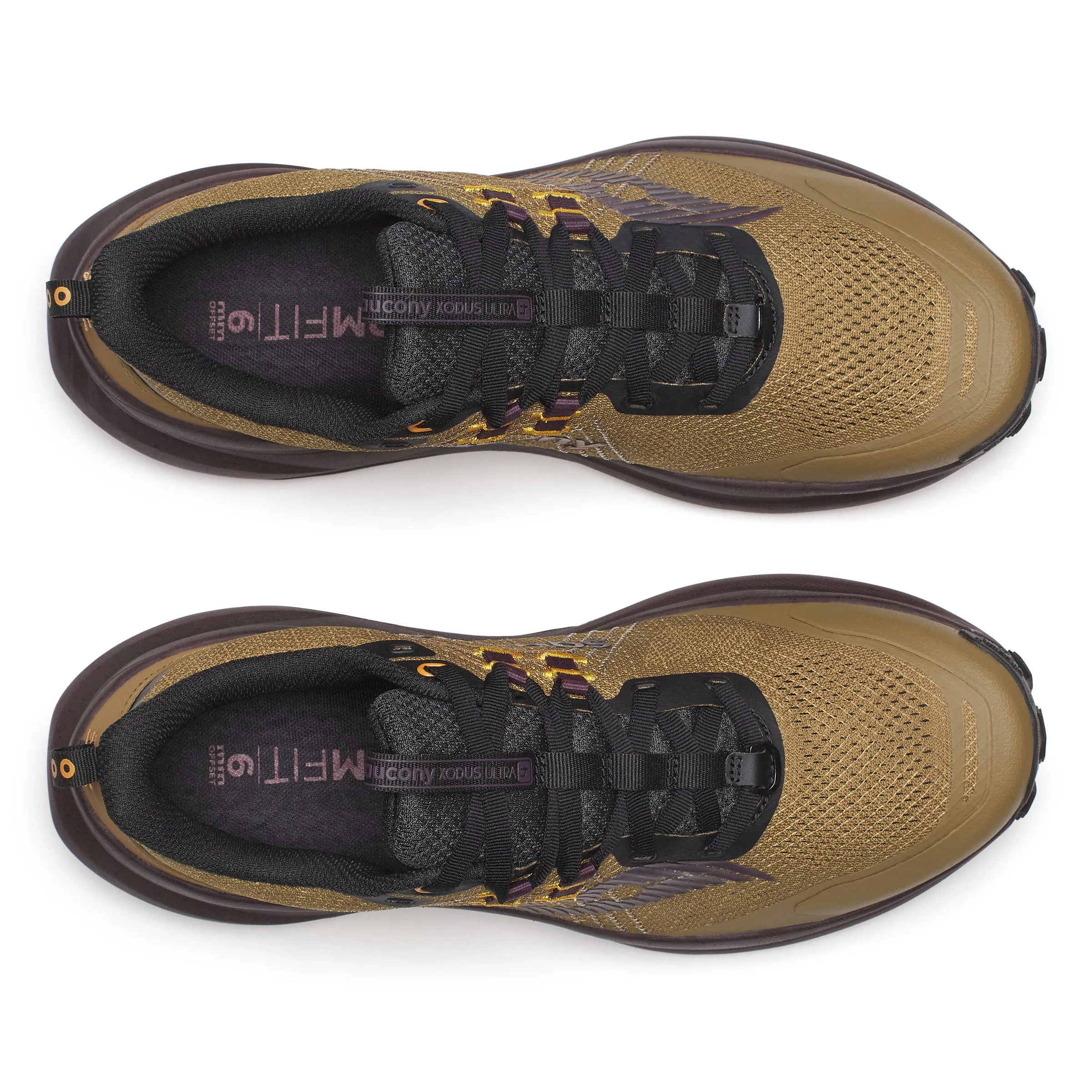 Water Resistant Trail Footwear deep lug sneakers Men's Xodus Ultra 4 Trail Running Shoe Kodiak / Wine