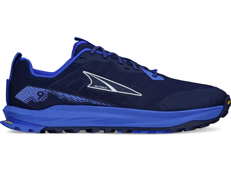 Men's Altra Lone Peak 9  With Vibram Outsole Deep Flex Grooves Adaptive Fit