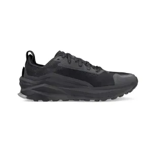 marathon trail runners Friction Reduction Tech Men's Olympus 6 Trail Running Shoe - Black/Black - Regular (D)