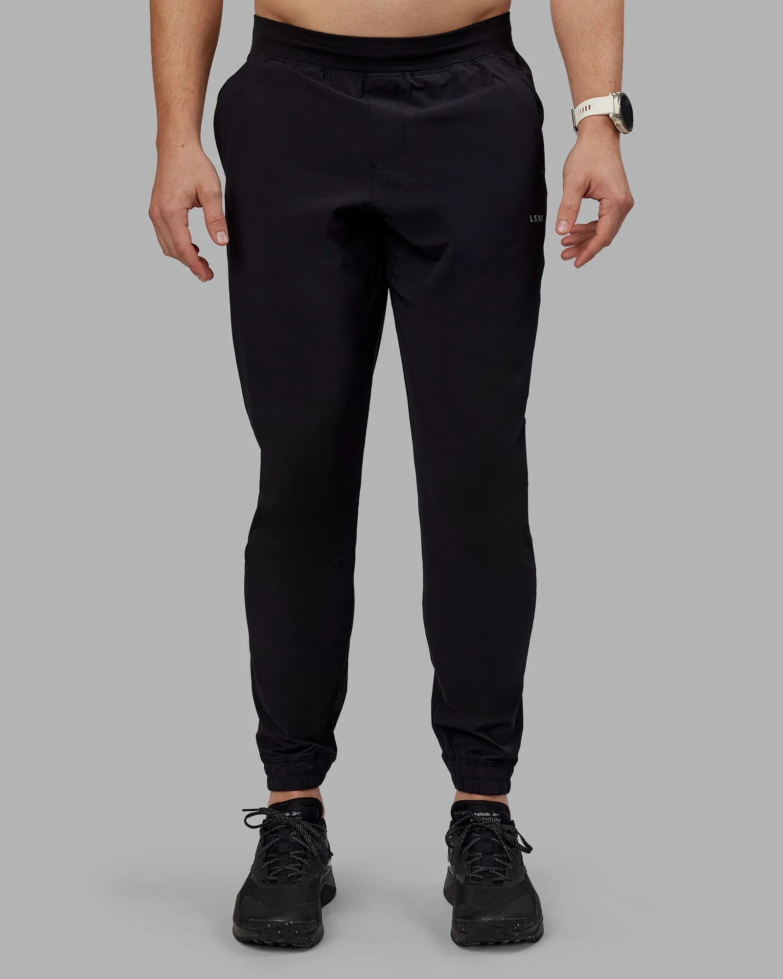 Sport-Ready Comfort Anti Static Weave Lift Jogger - Black
