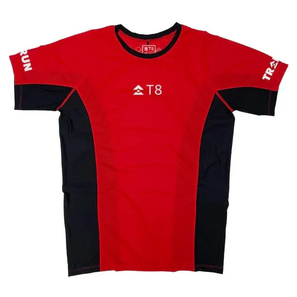 T8 Running Men's Iced Tee Red EasyAdjustStraps