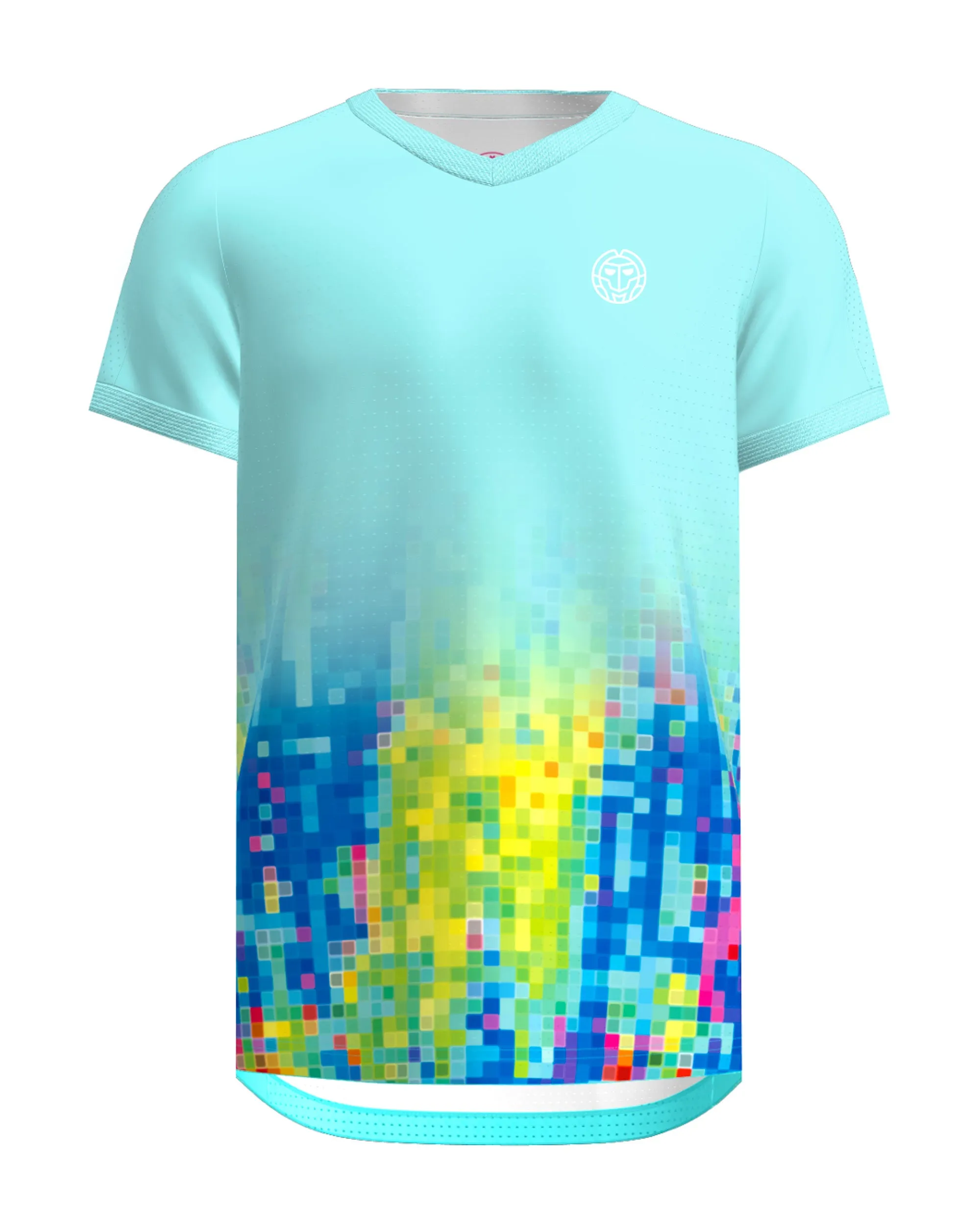 Melbourne Aqua V-Neck Tee Essential Fit Outdoor Smart