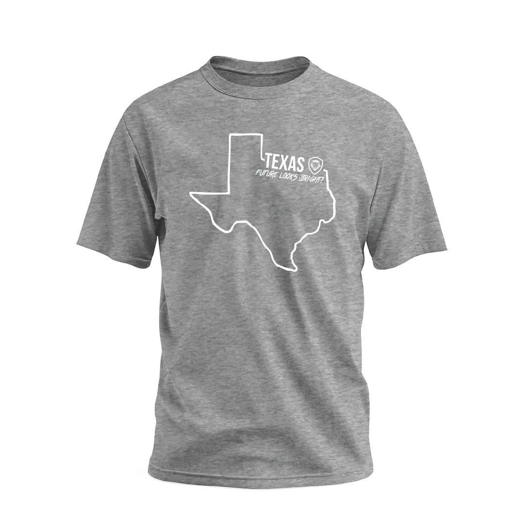 Perfect for Vacation Future Looks Bright Texas State Short Sleeve T-Shirt