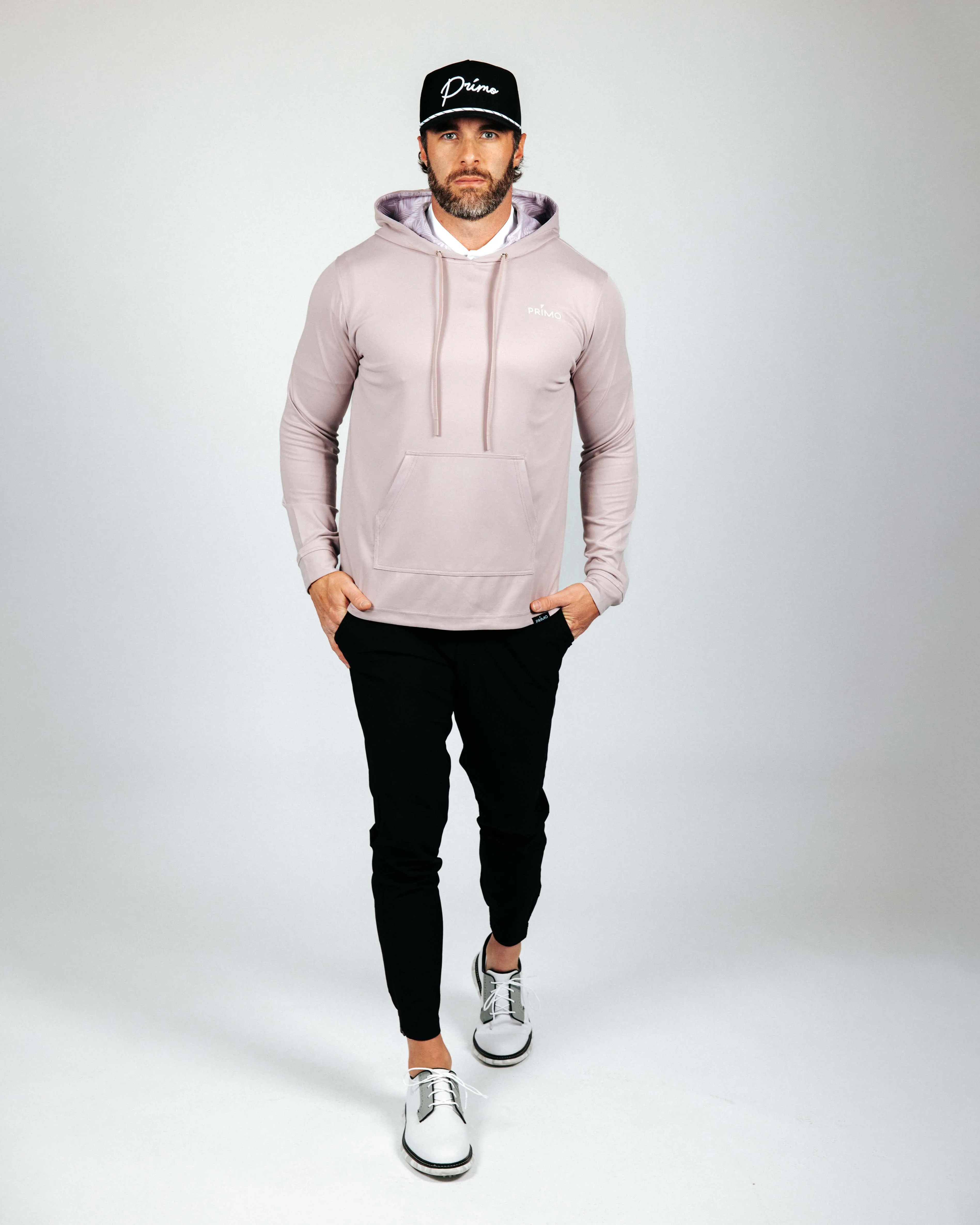 Mauve Islander Golf Hoodie Weekend Minimal
