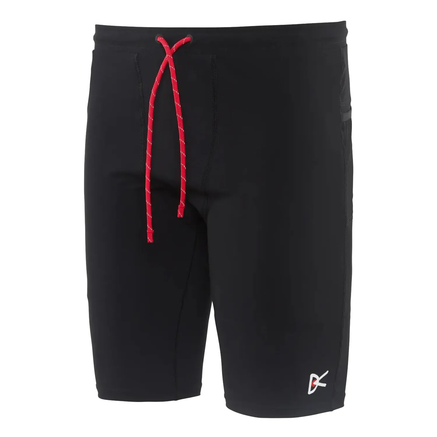 District Vision TomTom Half Tights Black No Slip Waistband