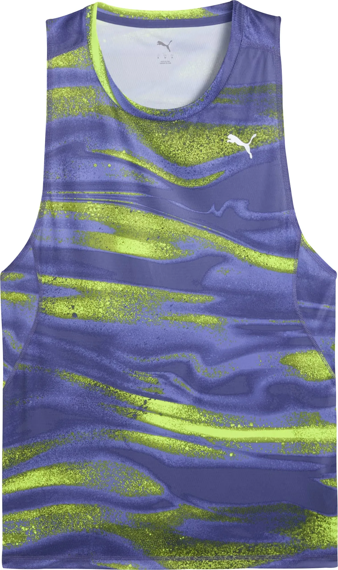 Puma Velocity All Over Print Mens Running Vest high pressure decorative