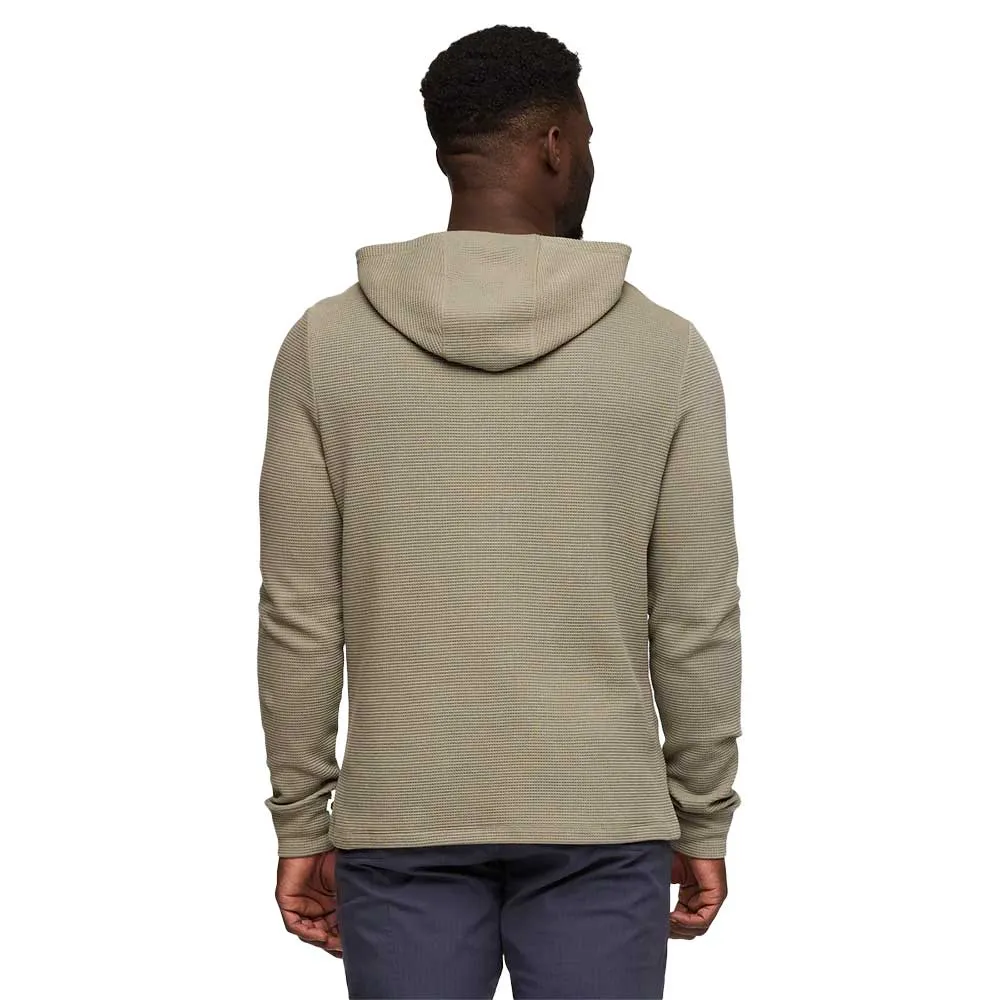product casual elegance blend Plus Fit Men's Atajo Long Sleeve Waffle Hoodie - Stone