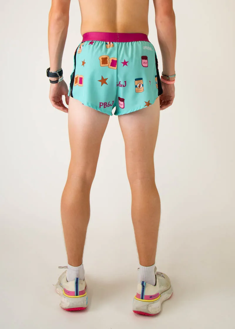 Men's PB&J 2" Split Shorts Reflective accents