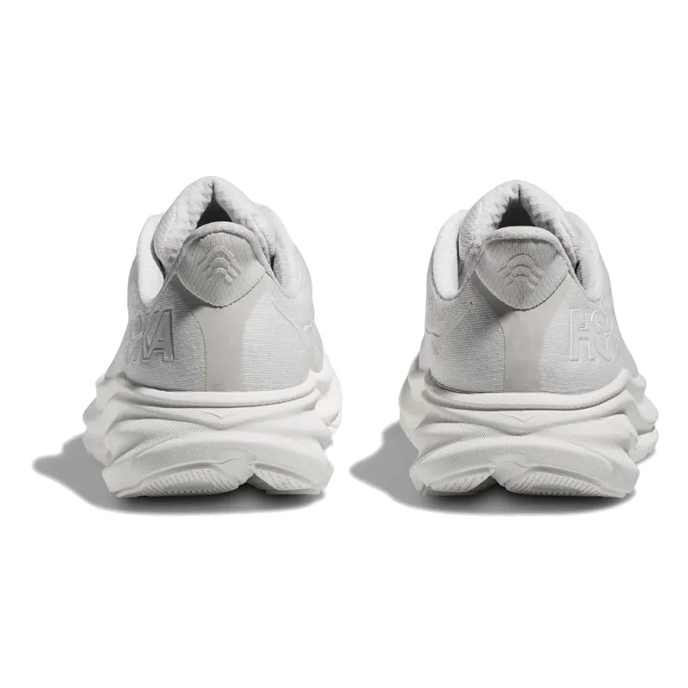 Men's Clifton 9 Running Shoe - White/White - Regular (D) running on sand