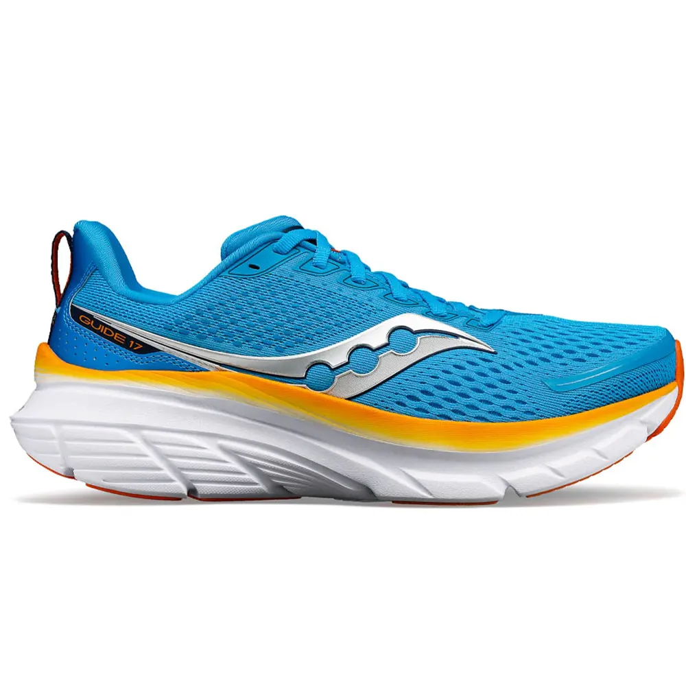 Men's Saucony Guide 17 toe - strap shoes Extended Support