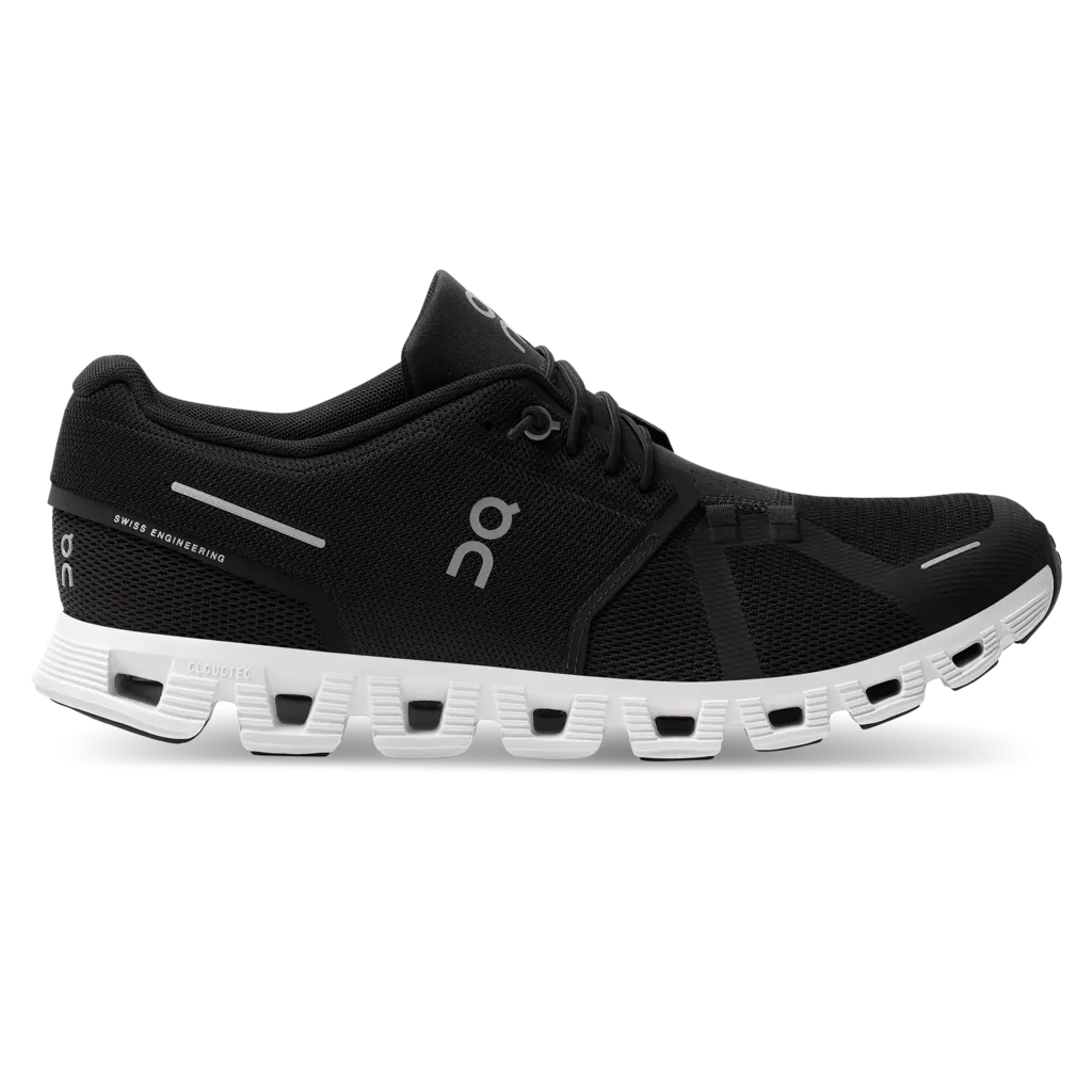 Zero Break In Trendy Shoes Men's Cloud 5 (Black/White)
