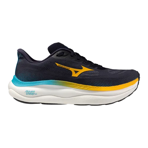 machine - washable running option Men's Wave Sky 9 (5S2Y - Baritone Blue/Citrus)