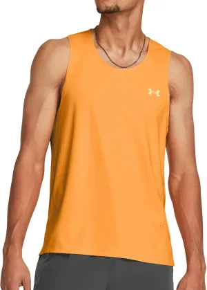 Performance Wear All Comfort Under Armour Launch Elite Mens Running Vest - Orange