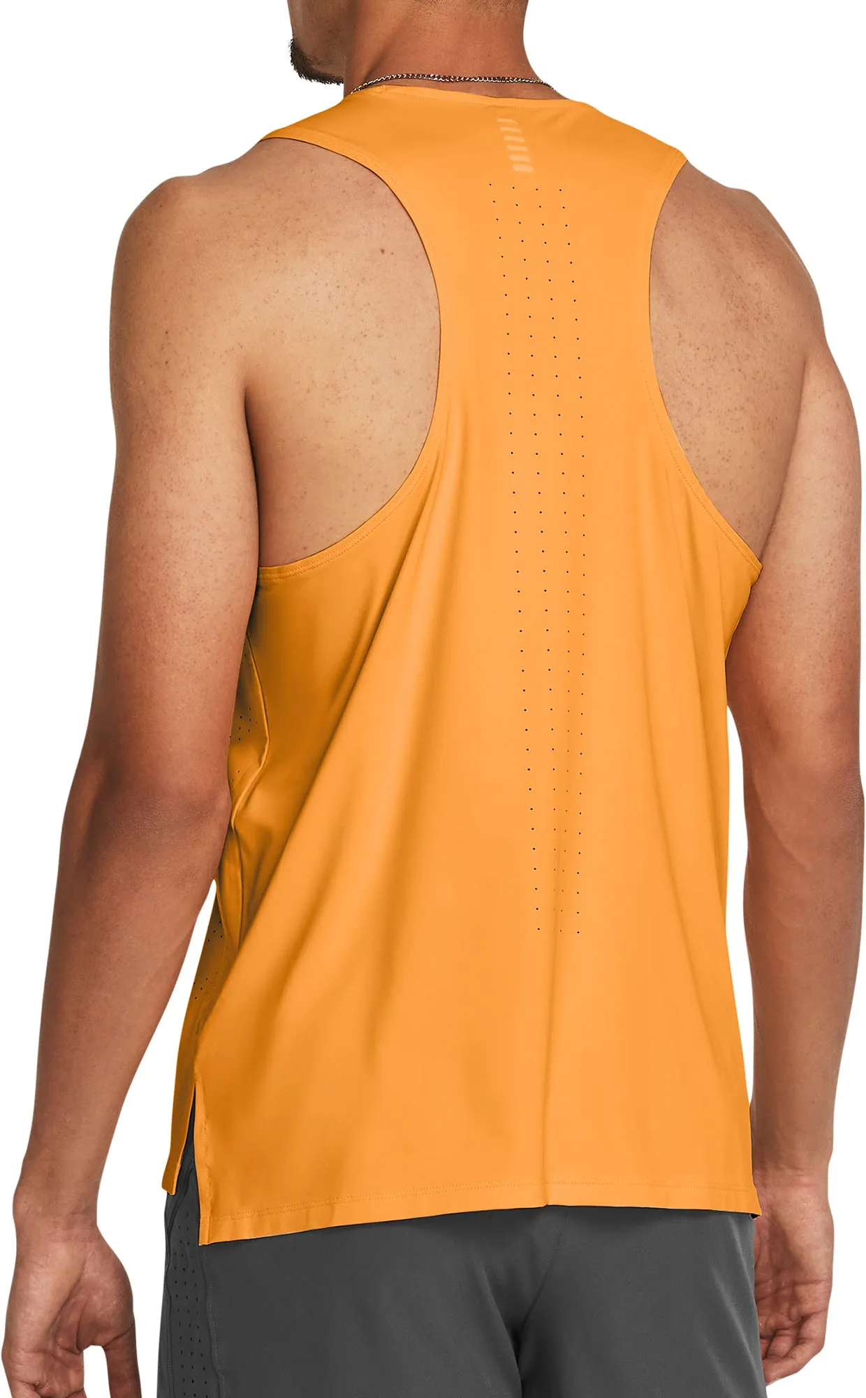 Under Armour Launch Elite Mens Running Vest - Orange Activewear Design