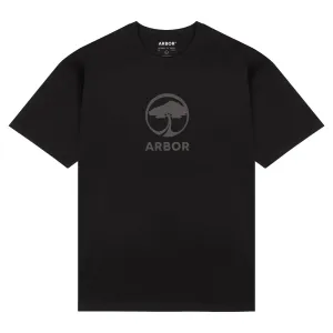 Cozy and Soft Anti microbial coating Landmark T-Shirt - Black