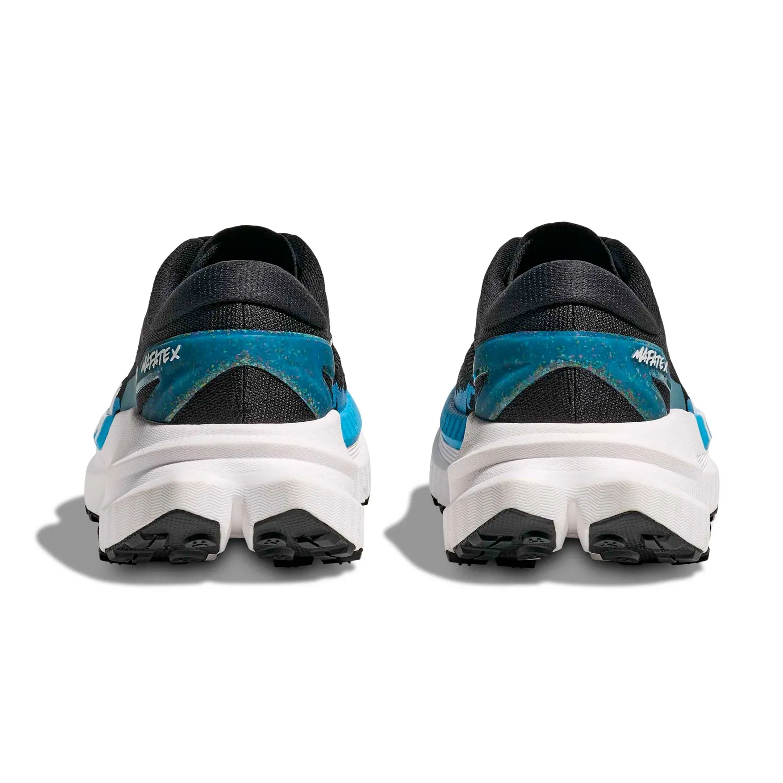 Men's Mafate X Trail Running Shoes Black / Skyward Blue professional trail shoes Heel Counter Support