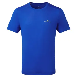 Ronhill Tech Short Sleeve Tee (Mens) - Azurite/Citrus Summer Ready Light Flex Fit
