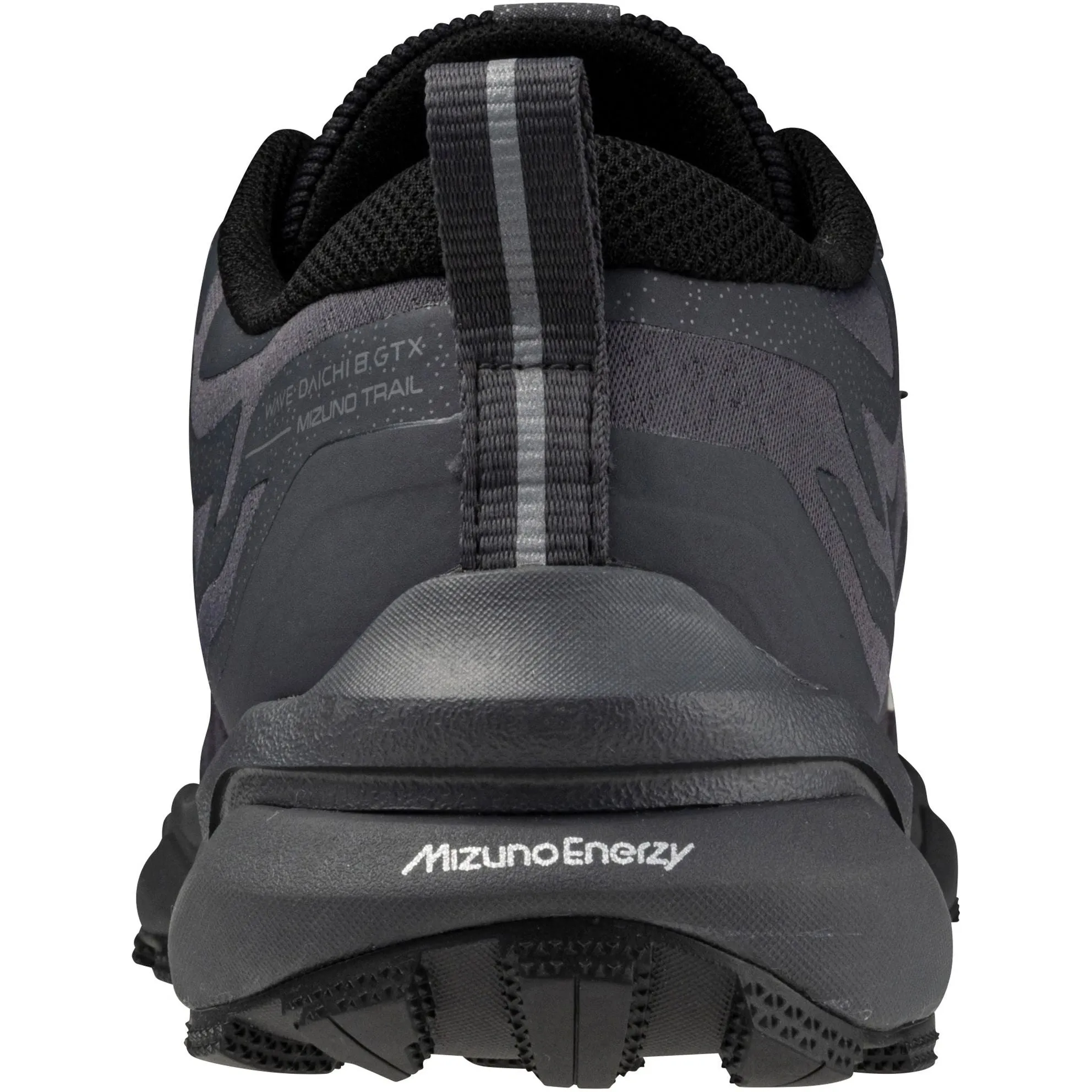 Mizuno Wave Daichi 8 GORE-TEX Womens Trail Running Shoes - Grey Adjustable Heel Cup