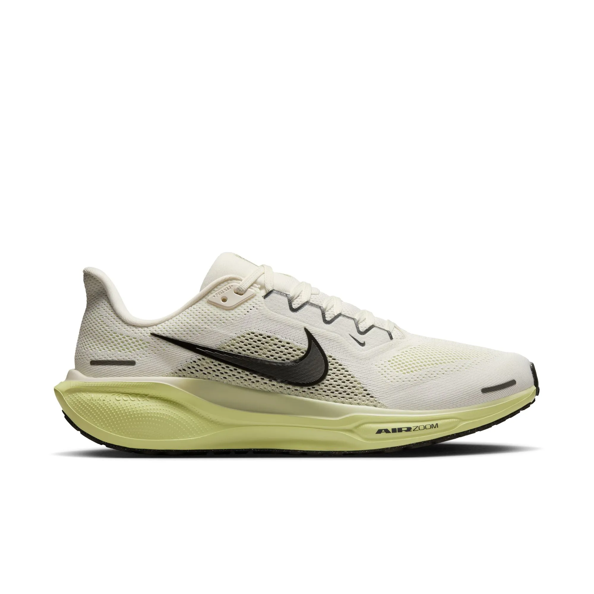 Men's Pegasus 41 (109 - Pale Ivory/Sequoia-Limelight-Olive Aura) Secure Foam AdjustableLaces