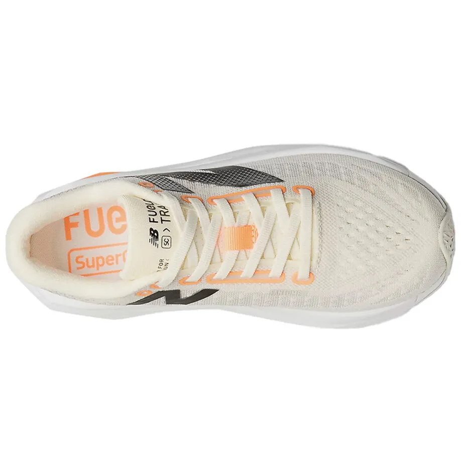 New Balance Women's FuelCell SuperComp Trainer v3 Running Shoes Angora / Hot Mango / Black stylish design shoes