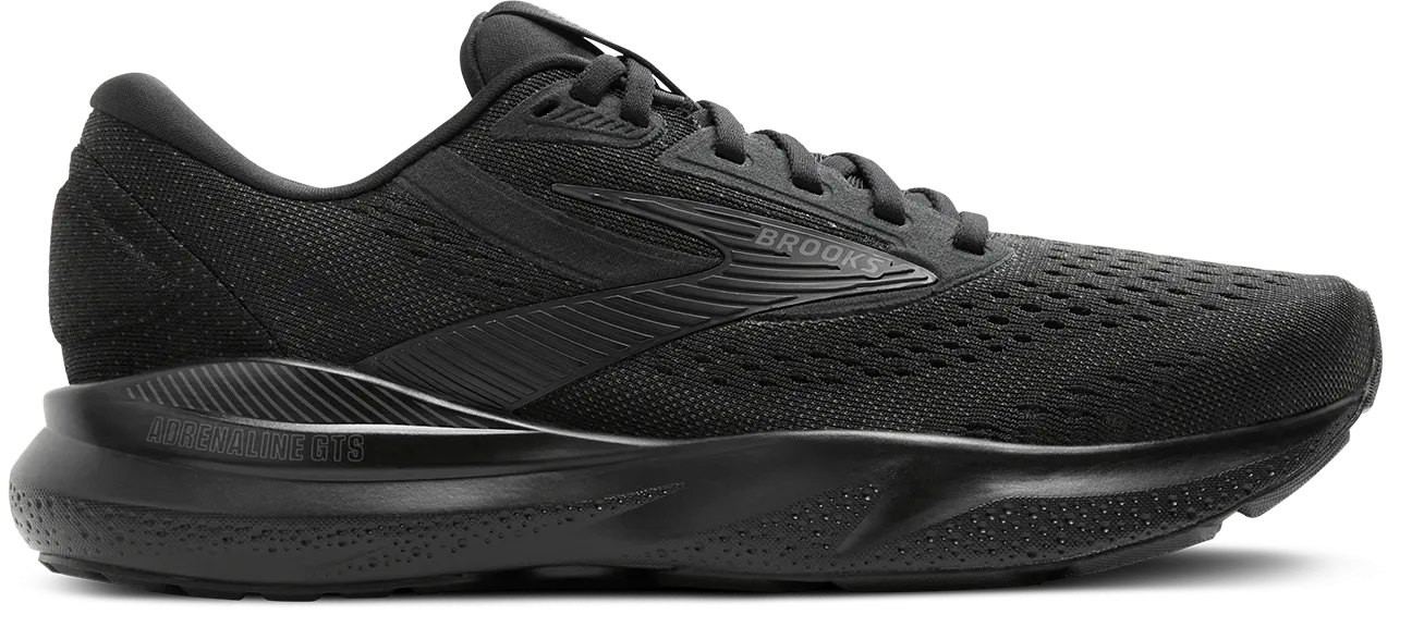 Men's Adrenaline GTS 24 EXTRA WIDE (020 - Black/Black/Ebony) beginner - friendly Comfortable Sockliner