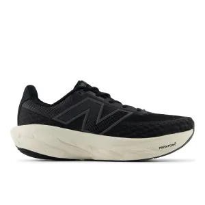 Men's Fresh Foam X 1080 v14 (B - Black/Magnet/Linen) Flex Groove Channeling easy - to - clean running shoes