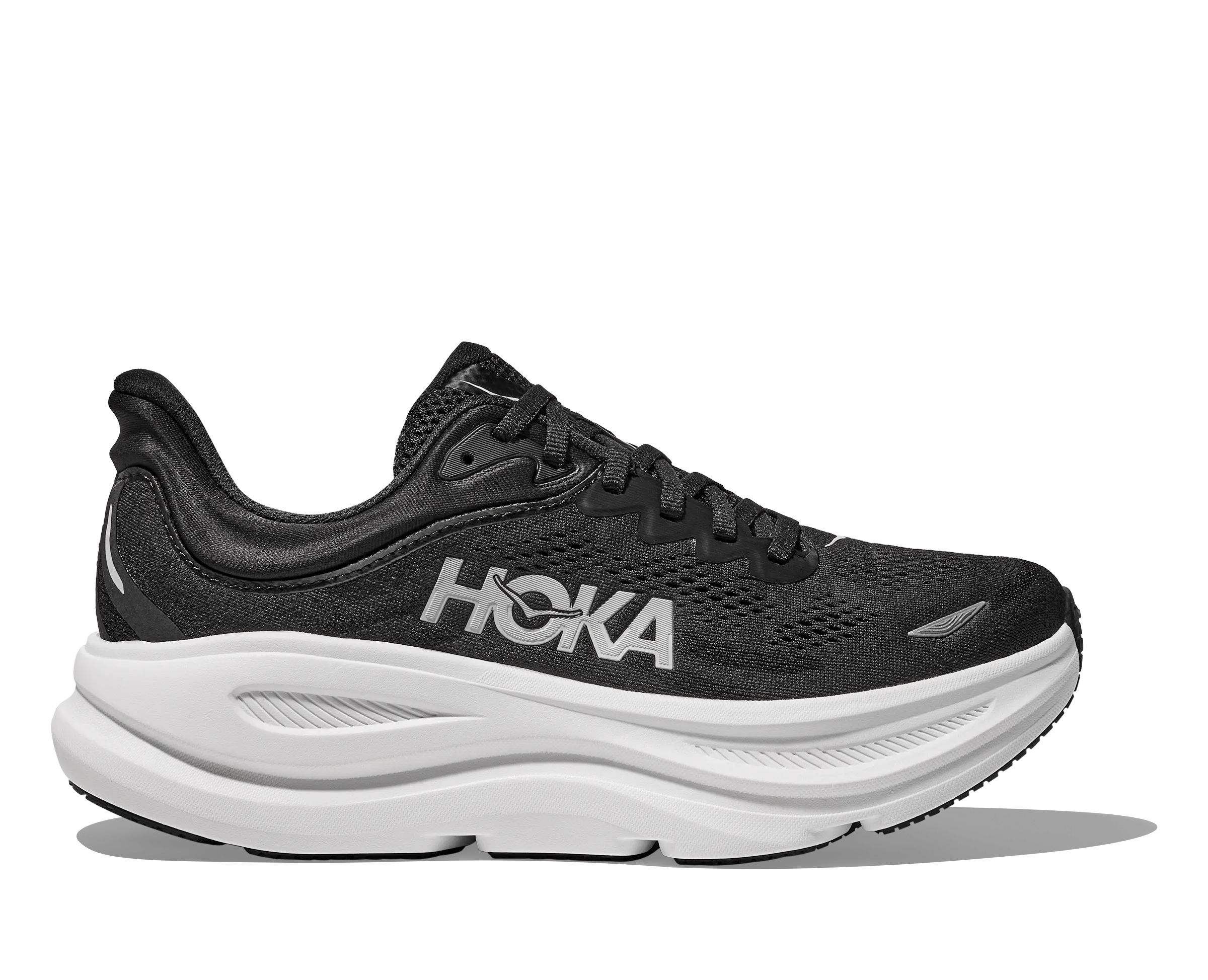 Men's Bondi 9 EXTRA WIDE (BWHT - Black/White) EvaMidsole Hyperglide Motion