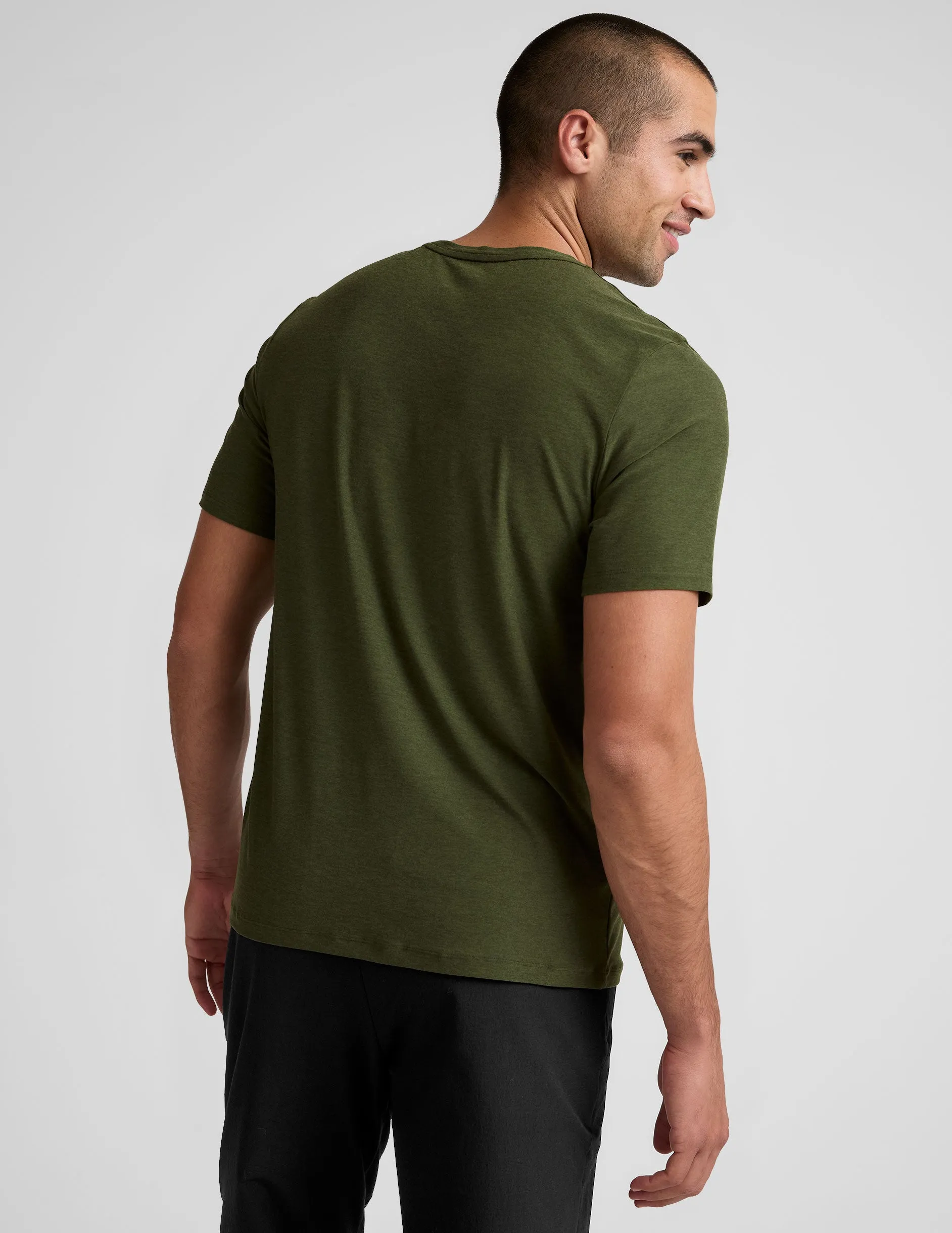 Always Beyond Men's Crew Tee 2.0 Soft Knit Yoga class