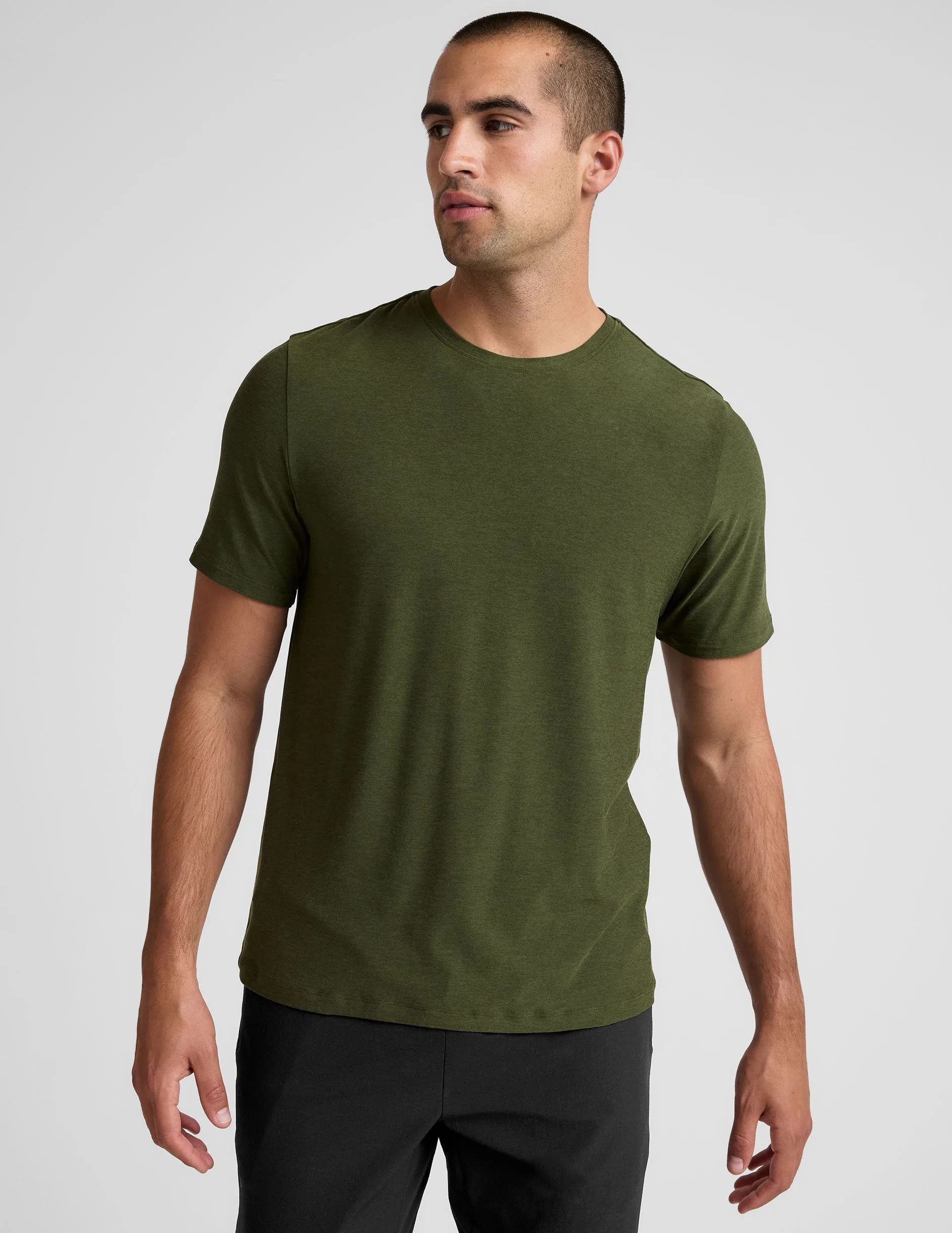 Always Beyond Men's Crew Tee 2.0 FunctionalPockets Comfy Wardrobe