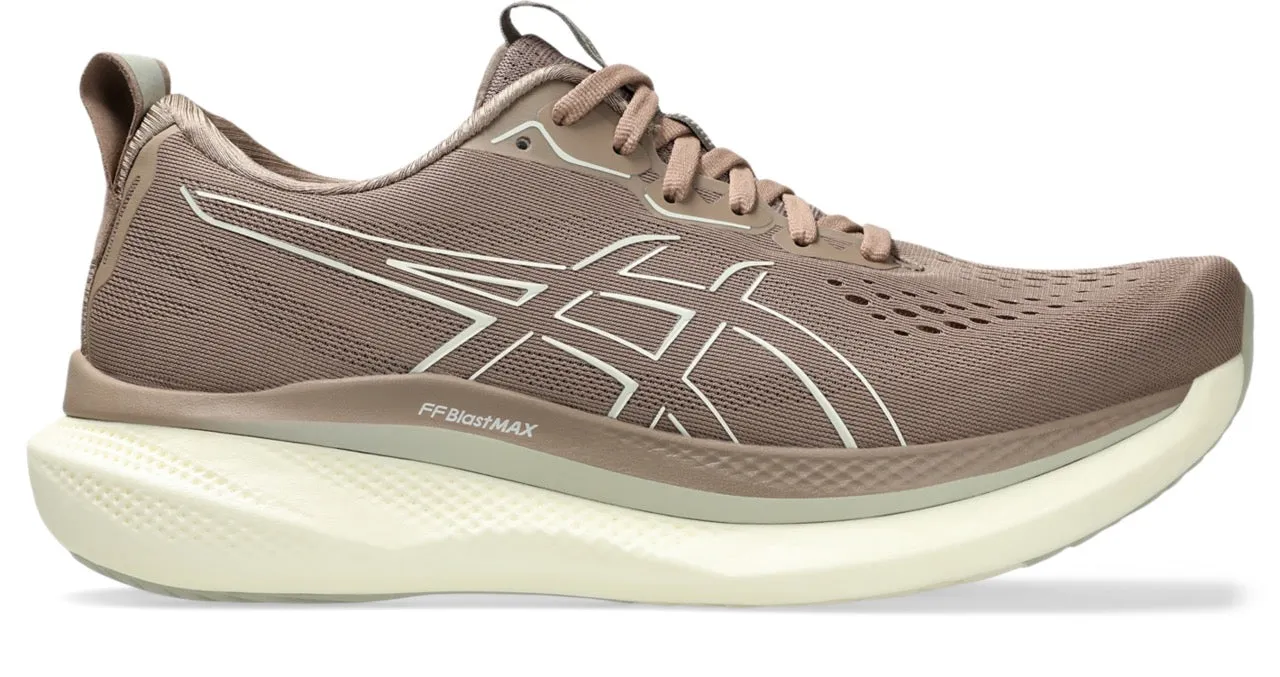 Men's Glideride Max (020 - Taupe Grey/Birch) Adaptive Airflow Channels pom - pom - decorated running shoes