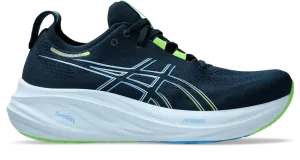 breathable membrane shoes Men??s Gel-Nimbus 26 (400 - French Blue/Electric Lime)