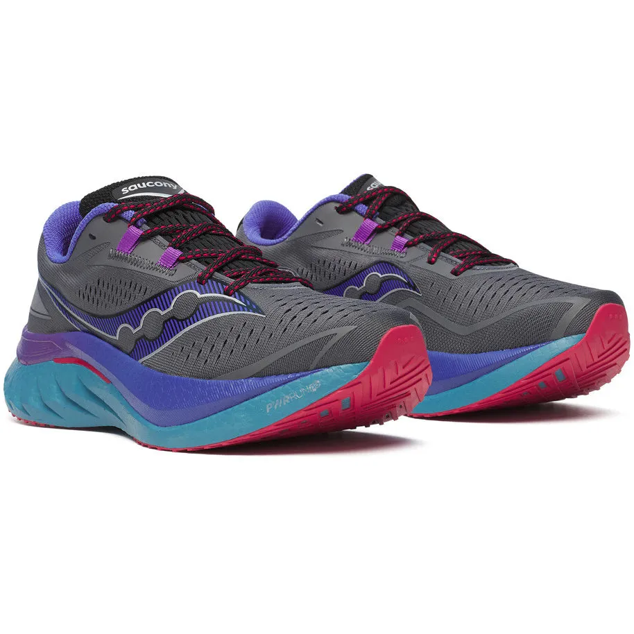 Men's Endorphin Speed 4 Running Shoes Shadow / Storm running in fun runs shoes Traction Grooves