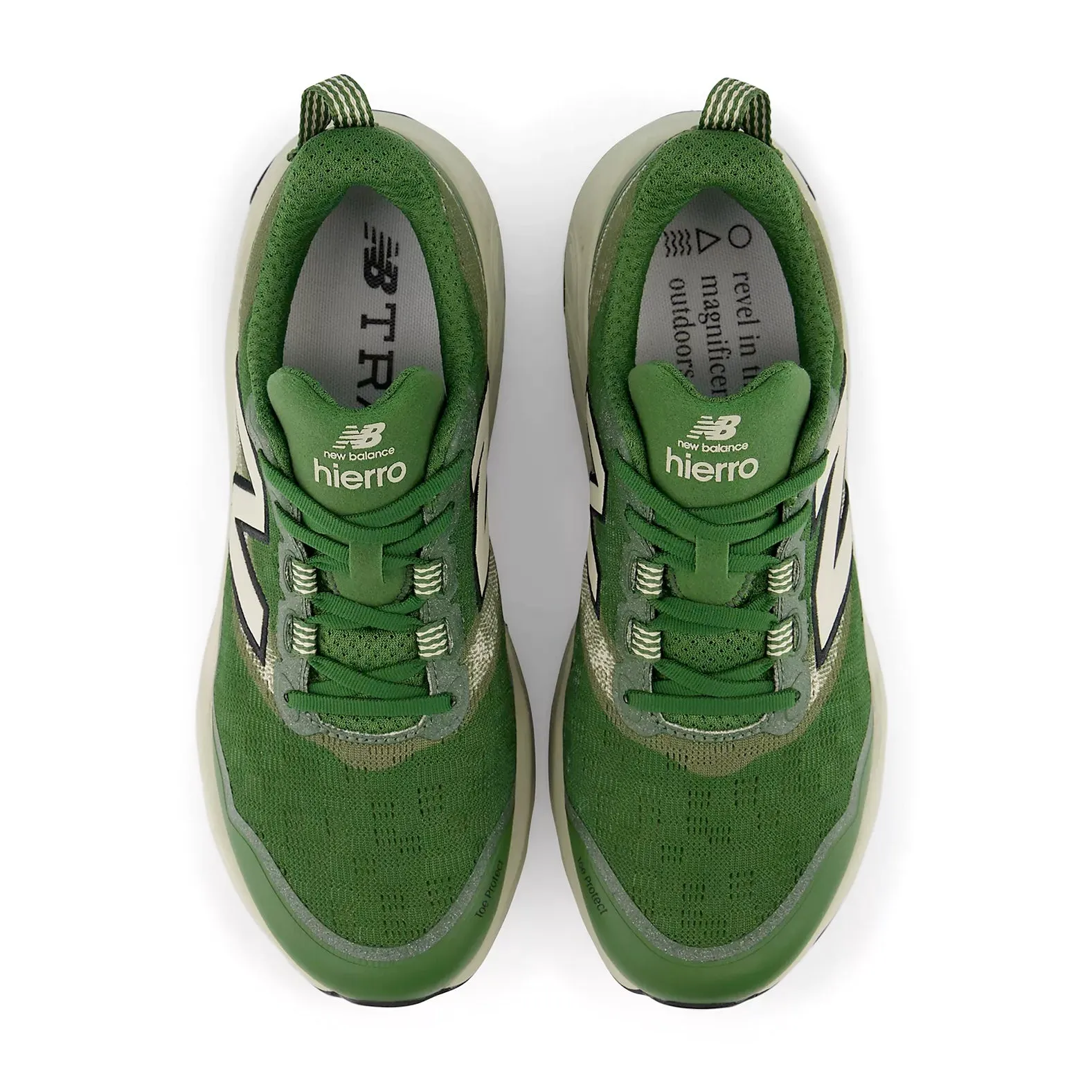 Men's Fresh Foam X Hierro v9 Trail Running Shoes Dark Alpine Green / Shipyard / Black Anti Odor Treatment trail running shoes