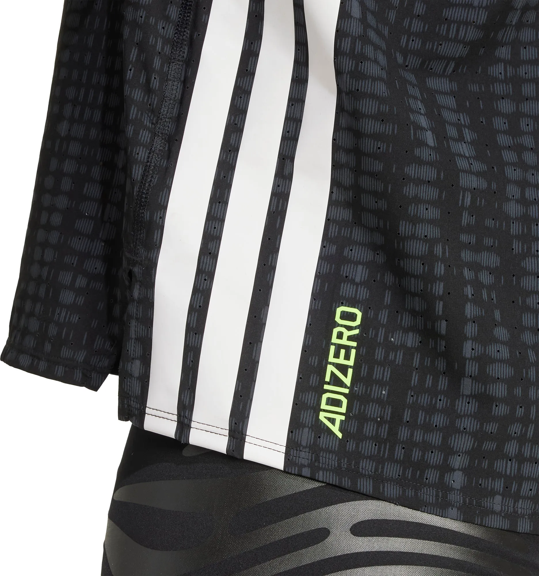 adidas Adizero Mens Running Vest - Black Racerback Design Athletic Core Stabilizer