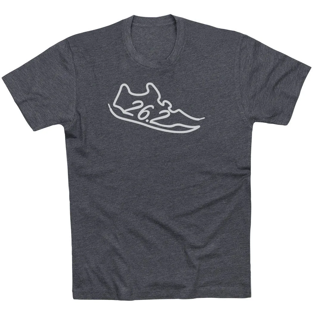 Durable Wear Comfy Waist Running Short Sleeve T-Shirt - 26.2 Run Shoe