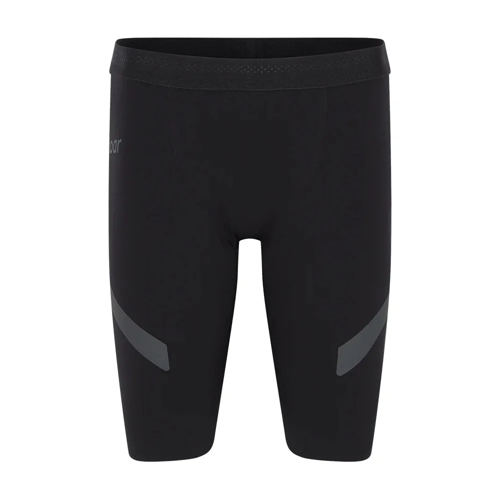 Water - repellent Minimal Design Soar Men's Half Tights Black